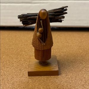 Wooden statue